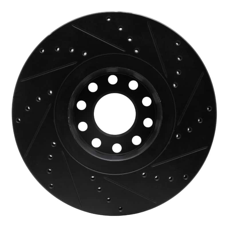 R1 Concepts — R1 02-05 Volkswagen Passat (USA/Canada) Front Left Drilled & Slotted Black Brake Rotor
R1 Brake Rotor Drill - view 5