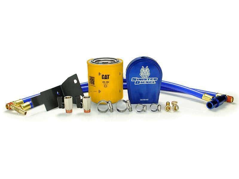 Sinister Diesel — Sinister Diesel 03-07 Ford Powerstroke 6.0L Coolant Filtration System w/ Cat Filter
Coolant Filter Kit - view 4