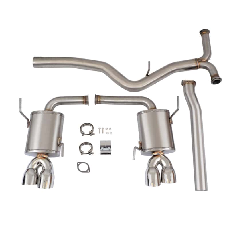 Mishimoto — Mishimoto 2015 Subaru WRX 3in Stainless Steel Cat-Back Exhaust - view 1