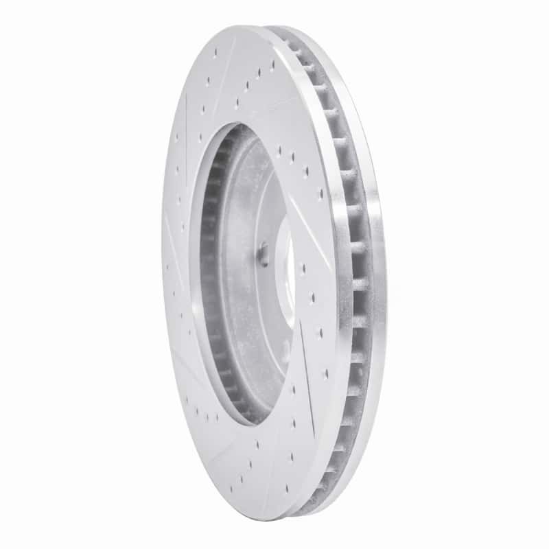 R1 Concepts — R1 05-05 Buick Park Avenue Front Right Drilled & Slotted Silver Brake Rotor
R1 Brake Rotor Drill - view 4