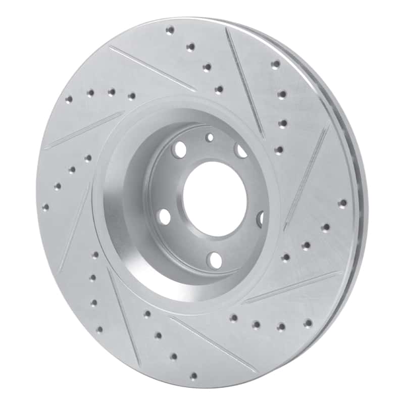 R1 Concepts — R1 05-11 Audi A6 (USA/Canada) Front Left Drilled & Slotted Silver Brake Rotor
R1 Brake Rotor Drill - view 4