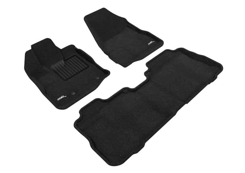 3D MAXpider — 3D MAXpider 10-17 GMC Terrain Elegant Black R1 R2 (2 Hooks)
Floor Mat Set - view 1