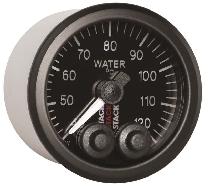 AutoMeter — Autometer Stack 52mm 40-120 Deg C 1/8in NPTF Male Pro-Control Water Temp Gauge - Black
Ga WTmp PC Blk 120C - view 4