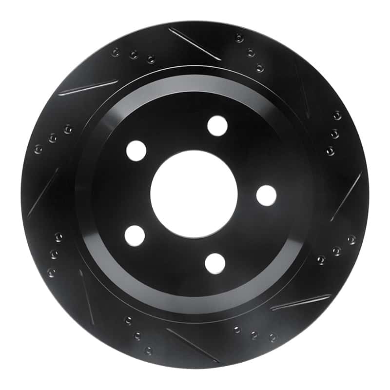R1 Concepts — R1 98-02 Chevrolet Camaro Rear Right Drilled & Slotted Black Brake Rotor
R1 Brake Rotor Drill - view 1