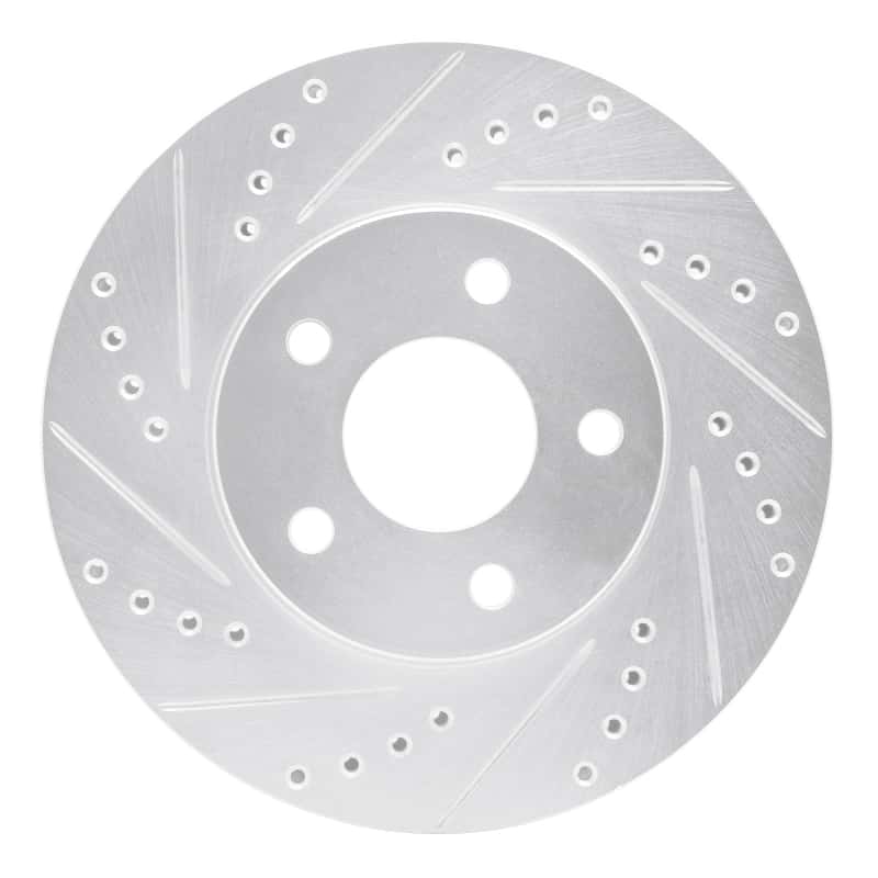 R1 Concepts — R1 07-10 Chevrolet COBALT Front Left Drilled & Slotted Silver Brake Rotor
R1 Brake Rotor Drill - view 1