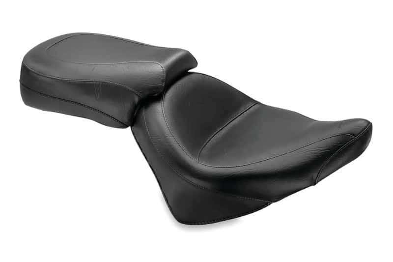 Mustang Motorcycle — Mustang 03-17 Victory Vegas, Kingpin, 05-07 8-Ball Standard Touring 2PC Seat - Black - view 1