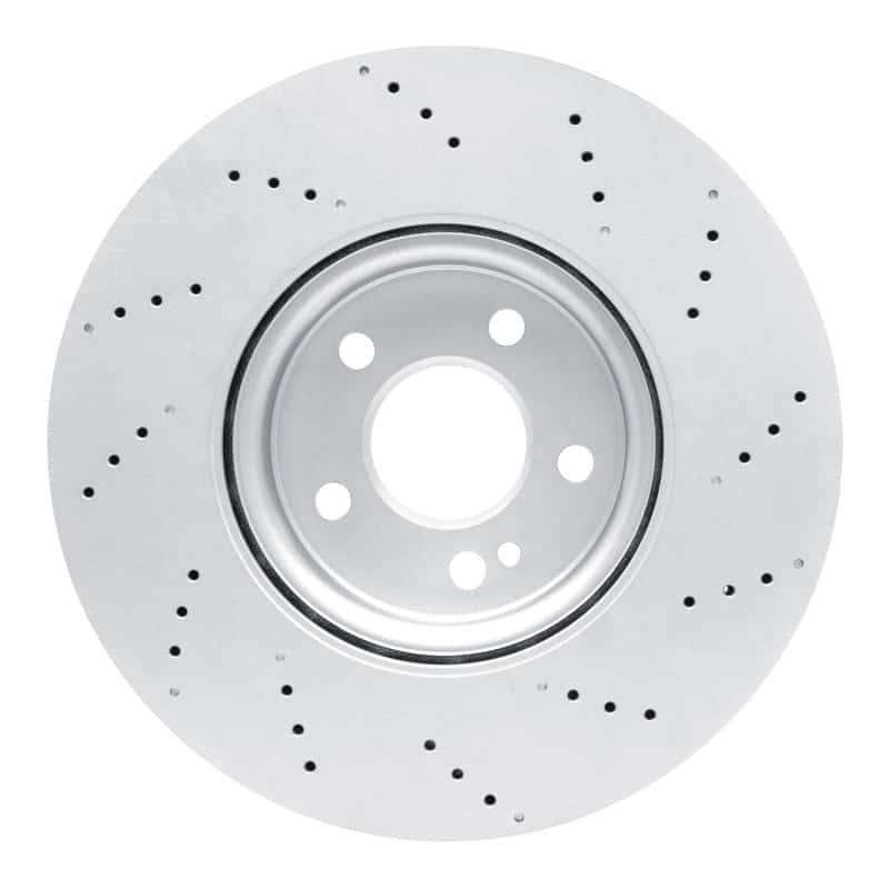 DFC — DFC 19-25 Mercedes-Benz GLA250 (USA/Canada) Front Drilled GeoSPEC Coated Rotor - view 5