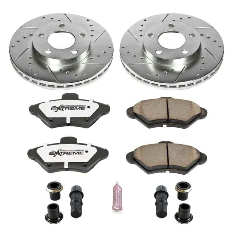 PowerStop — Power Stop 94-98 Ford Mustang Front Z26 Street Warrior Brake Kit - view 1