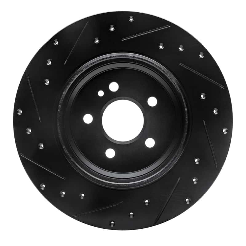 R1 Concepts — R1 00-05 Mercedes-Benz ML500 (USA/Canada) Rear Right Drilled & Slotted Black Brake Rotor
R1 Brake Rotor Drill - view 5