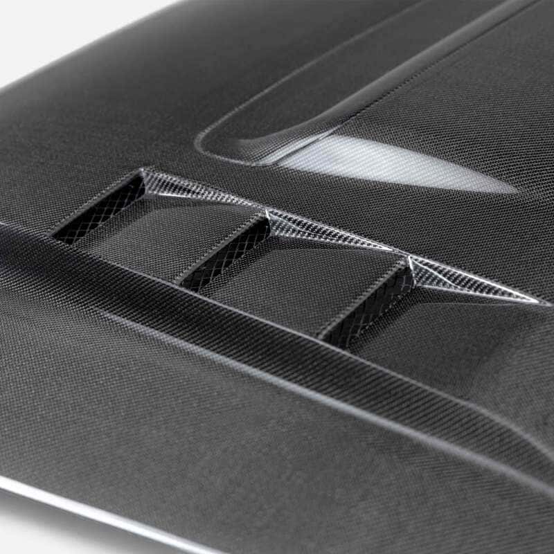 Seibon — Seibon 12-15 Toyota Tacoma TS-Style Carbon Fiber Hood - view 5