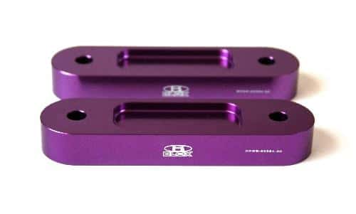 BLOX Racing — BLOX Honda S2000 Racing Front 12mm Thin Spacer Bump Steer Kit - Black (Lowered 1in and more) - view 2