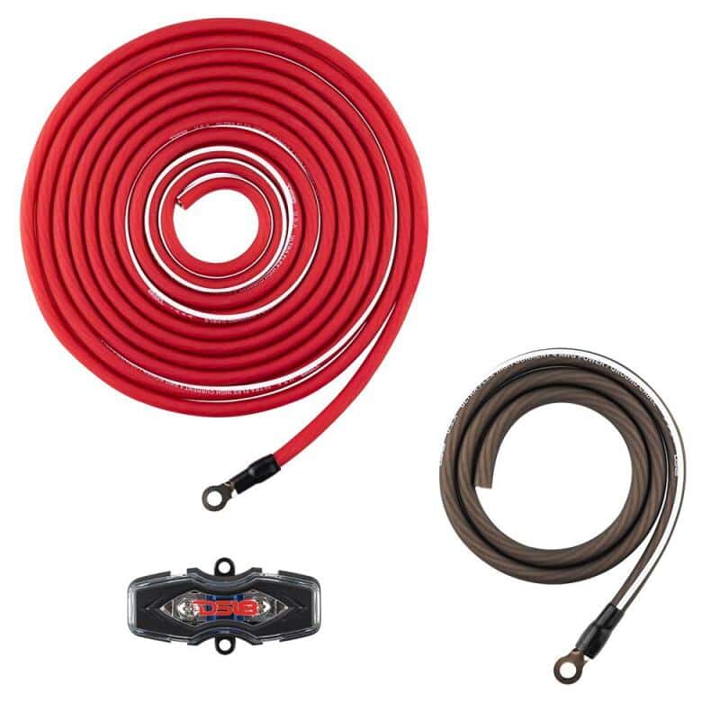 DS18 — DS18 0-GA Amplifier Install Kit- Red - view 3