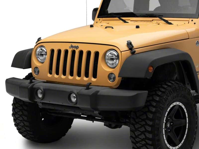 Raxiom — Raxiom 97-18 Jeep Wrangler TJ & JK Axial 7-In LED Headlights w/ DRL- Chrome Housing (Clear Lens)
Headlights - view 4