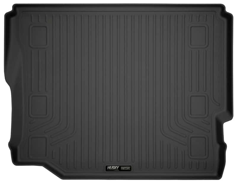 Husky Liners — Husky Liners 19-24 Jeep Wrangler JLU (No Subwoofer) WeatherBeater Black Rear Cargo Liner - view 1