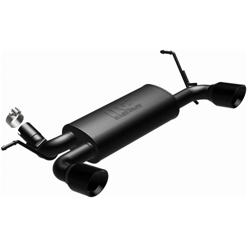 Magnaflow — MagnaFlow 07-17 Jeep Wrangler JK 3.8/3.6L Dual Split Rear Exit Black Axle-Back Exhaust
Axle-Back
Cat-Back - view 1