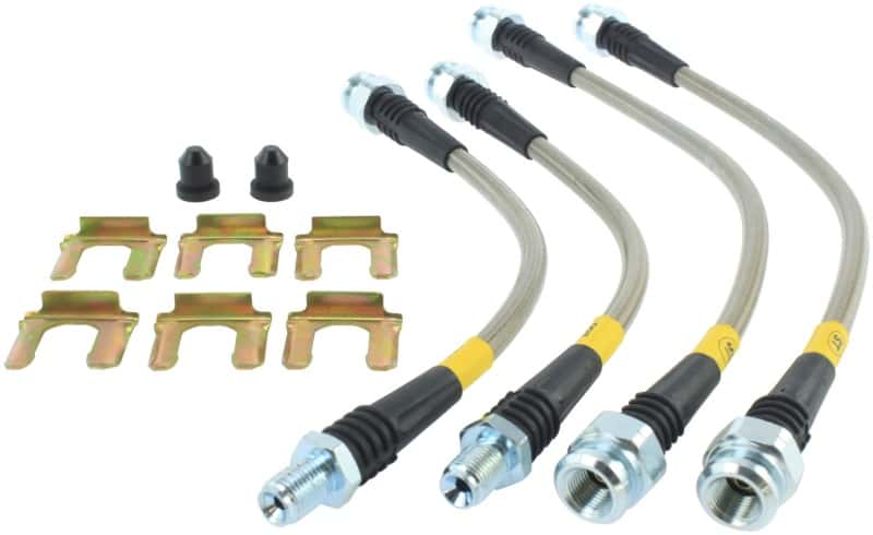 Stoptech — StopTech 4/90-99 Mitsubishi 3000GT Stainless Steel Front Brake lines
SS Brake Lines - view 3