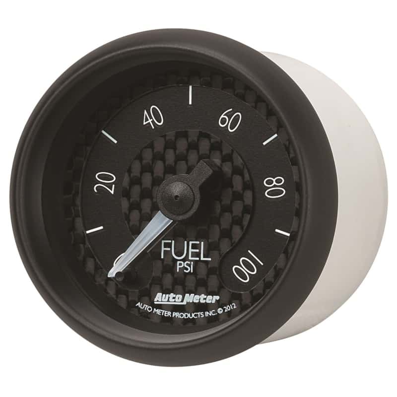 AutoMeter — Autometer GT Series 52mm Full Sweep Electronic 0-100 PSI Fuel Pressure Gauge
2-1/16" FUEL PRESS, - view 8