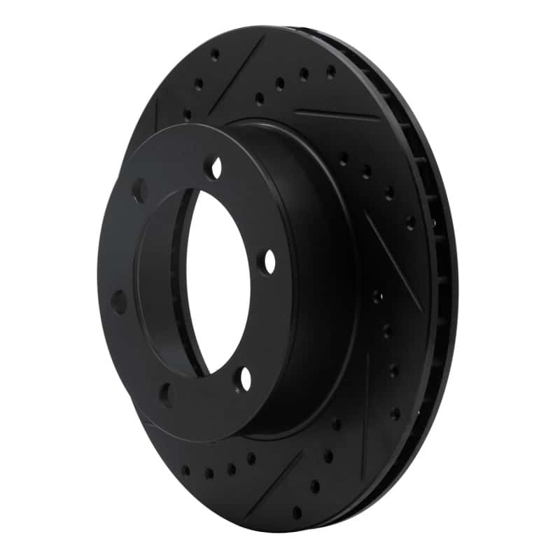 R1 Concepts — R1 95-04 Toyota Tacoma Front Left Drilled & Slotted Black Brake Rotor
R1 Brake Rotor Drill - view 2