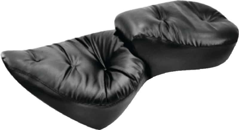 Mustang Motorcycle — Mustang 84-06 Harley Standard Rear Tire Wide Touring 1PC Seat Regal - Black - view 1