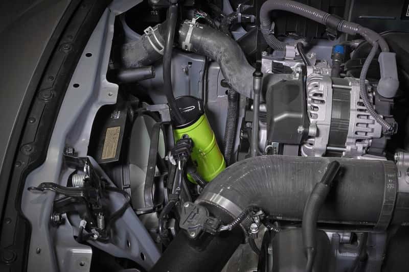 Perrin Performance — PERRIN 02-25 Subaru WRX / 04-21 STI / 13-26 BRZ/GR86/FRS/86 Coolant Overflow Tank - Neon Yellow - view 6