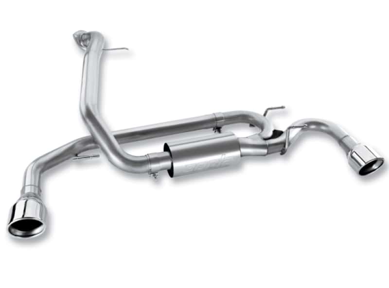 Borla — Borla 10-13 Mazda 3/Mazdaspeed 3 2.5L/2.3L Turbo FEW MT Hatchback SS Exhaust (rear section only)
Axle-Back System
ExhstSysKt - view 1