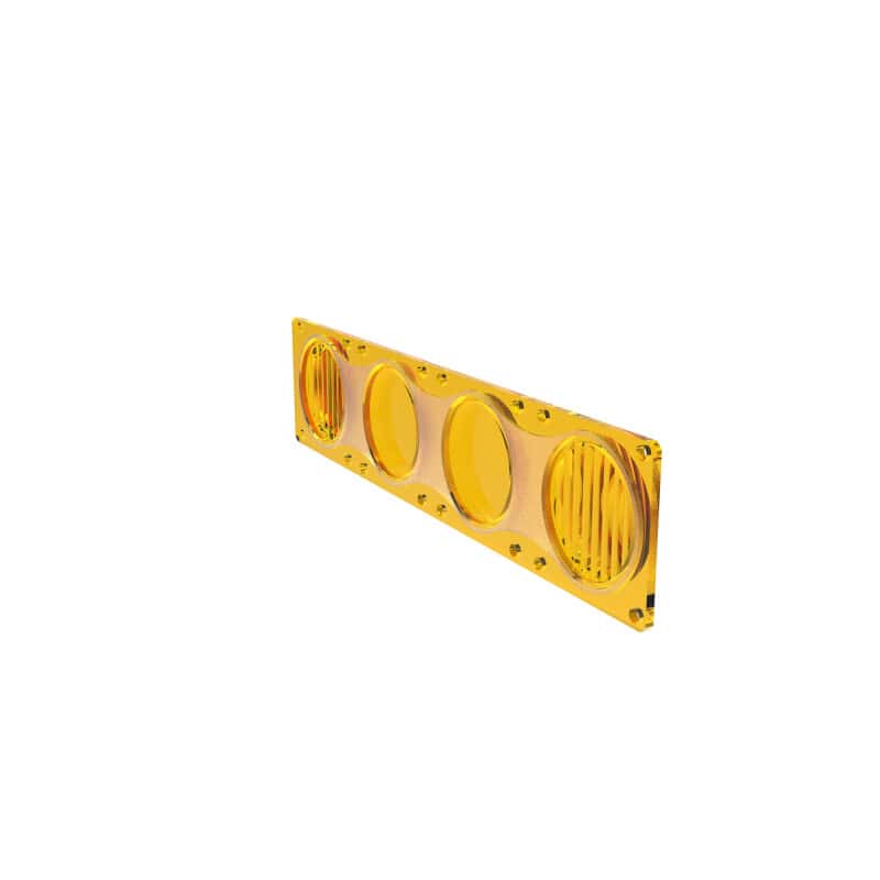 KC HiLiTES — KC HiLiTES FLEX ERA LED Performance Yellow Combo Lens for Light Bars - view 13