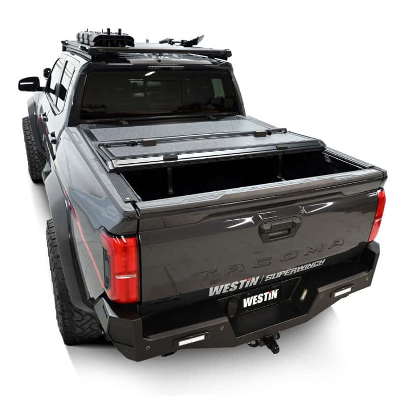 Westin — Westin 24-26 Toyota Tacoma 2WD/4WD 5ft. Bed Hard Tri-Fold Tonneau Cover - Black
HT-F Tonneau Cover - view 17