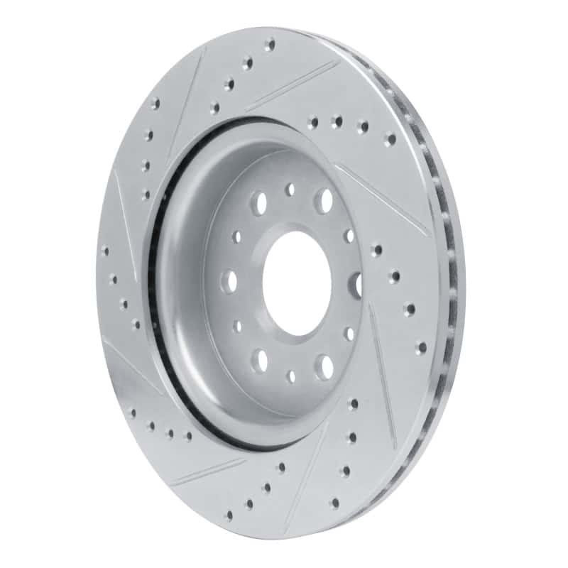 R1 Concepts — R1 17-25 Buick Enclave Rear Right Drilled & Slotted Silver Brake Rotor
R1 Brake Rotor Drill - view 4