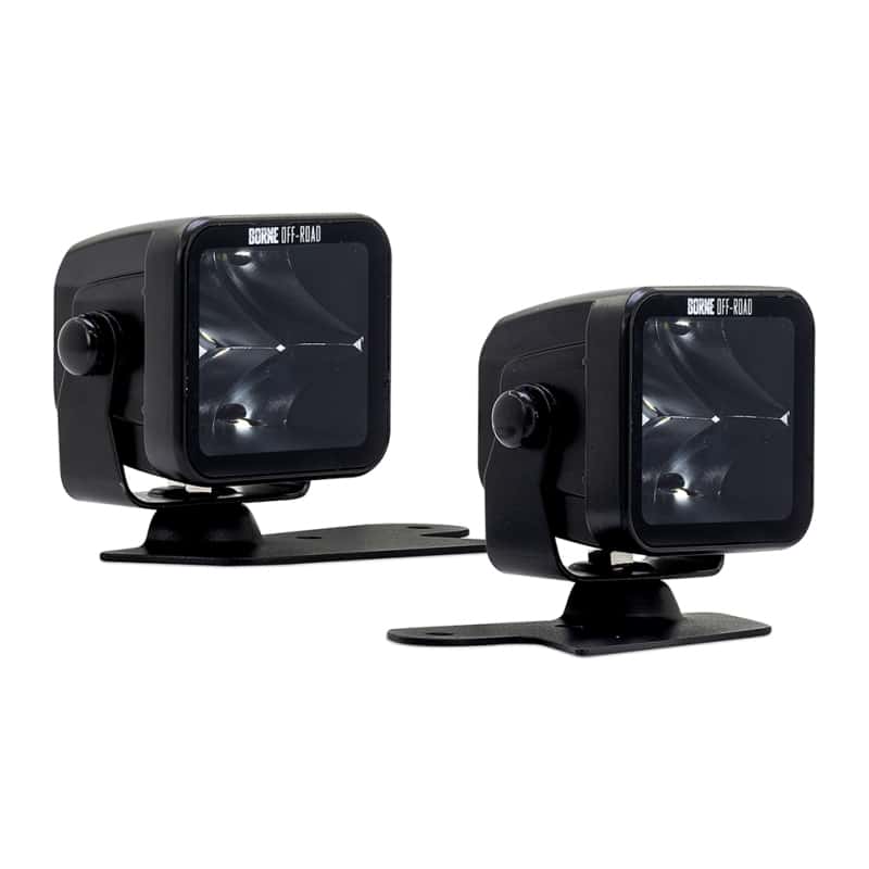 Borne Off-Road — Borne Off-Road 21+ Bronco Light Pods 2pc Ditch 3x3 Spot - view 6
