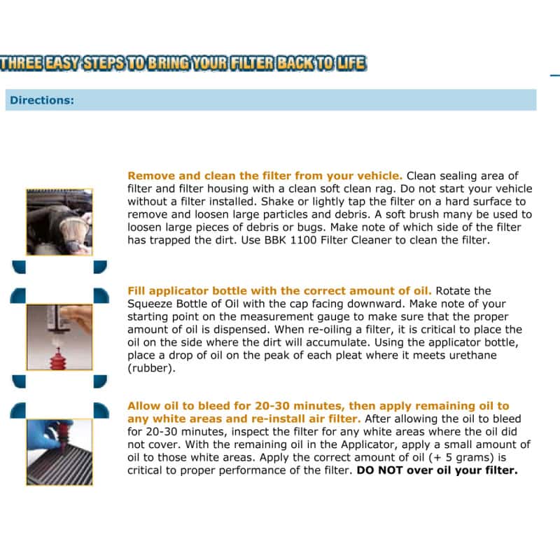 BBK — BBK BBK Cold Air Filter Restore Cleaner And Re-Oil Kit
Air Filter Cleaner
AirFltrClnrDgresr - view 6