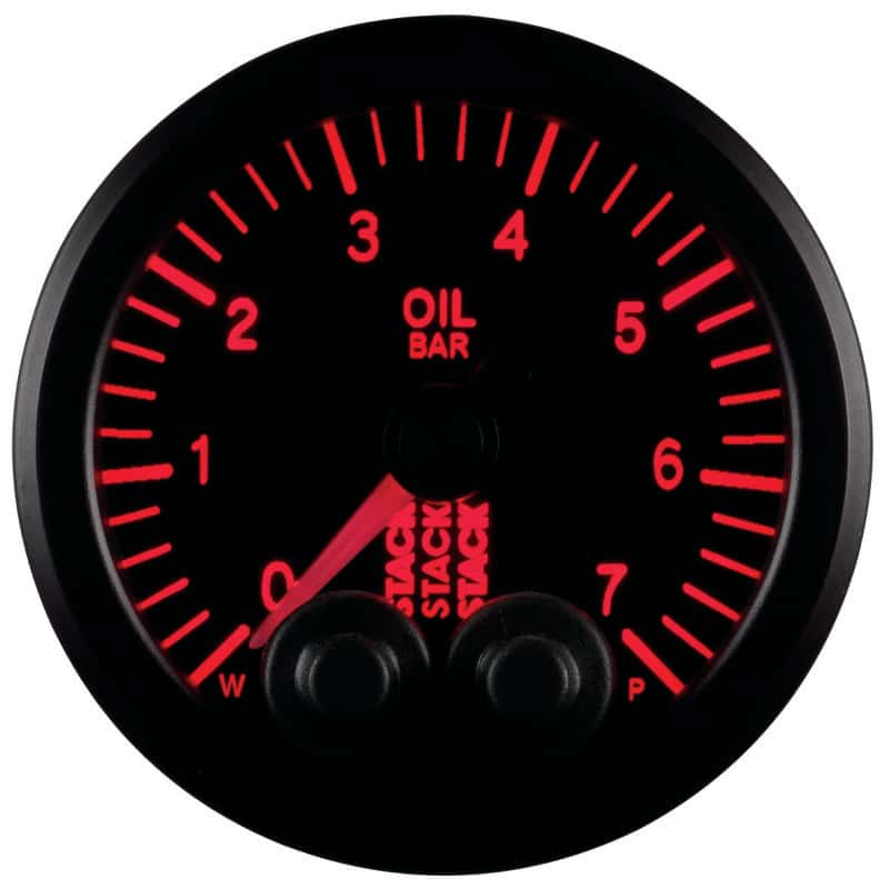 AutoMeter — Autometer Stack 52mm 0-7 Bar M10 Male Pro-Control Oil Pressure Gauge - Black
Ga OilP PC Blk 7 Bar - view 9