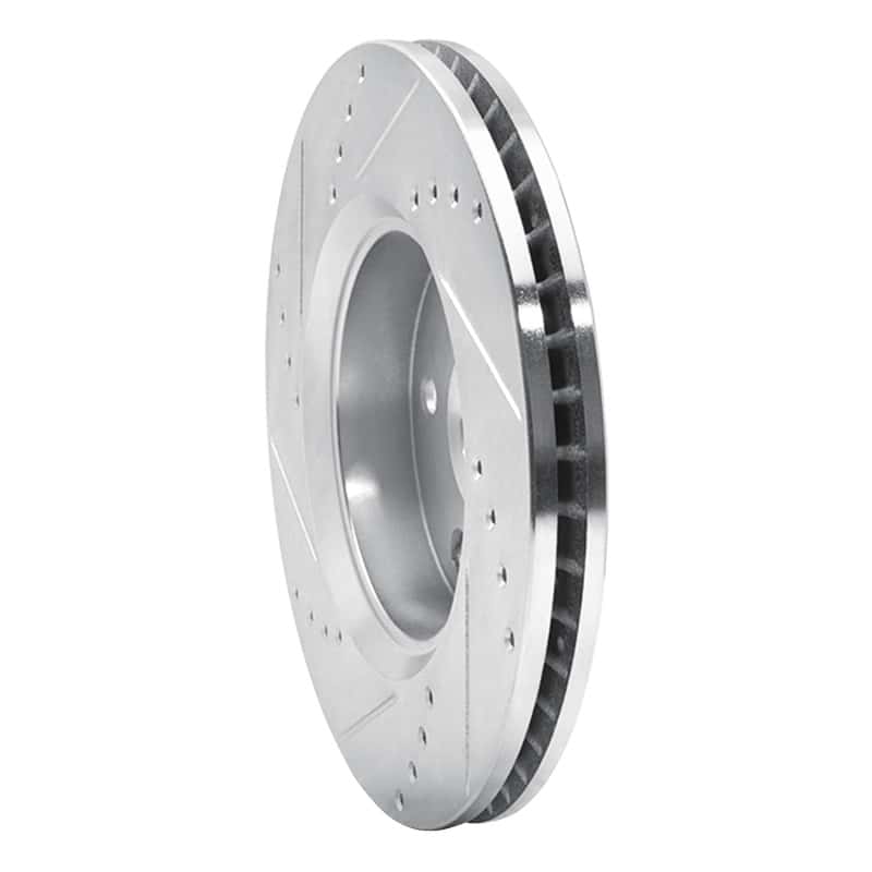 R1 Concepts — R1 18-22 Toyota C-HR Front Right Drilled & Slotted Silver Brake Rotor
R1 Brake Rotor Drill - view 4