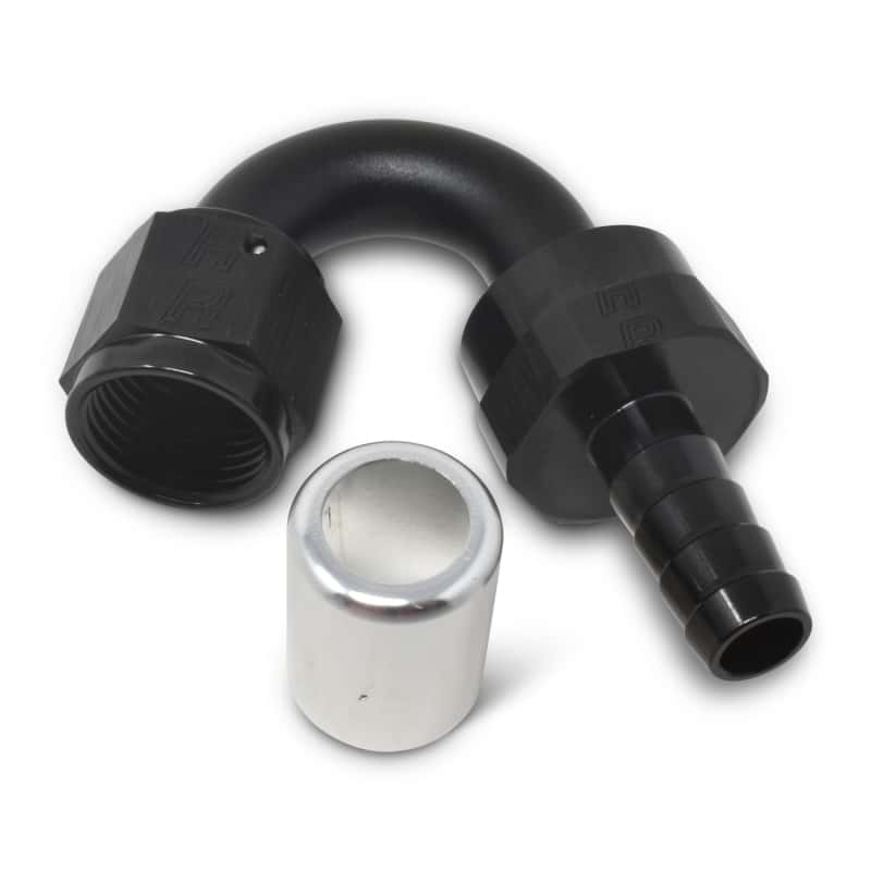 Russell — Russell Performance -12 AN Proclassic Crimp 150 Degree End (O.D. 0.950)
Hose Fitting - view 4