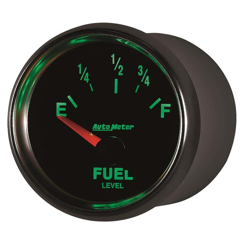 AutoMeter — Autometer GS 52mm 0-90 ohms Short Sweep Electronic Fuel Level GM Gauge
2-1/16" FUEL LEVEL, - view 4