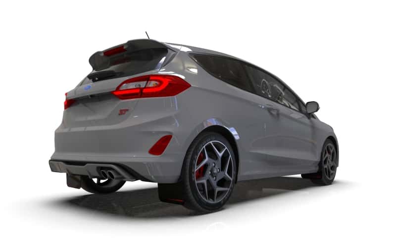 Rally Armor — Rally Armor 18-23 Ford Fiesta ST MK8 Black UR Mud Flap w/Dark Grey Logo
Mud Flap - view 3