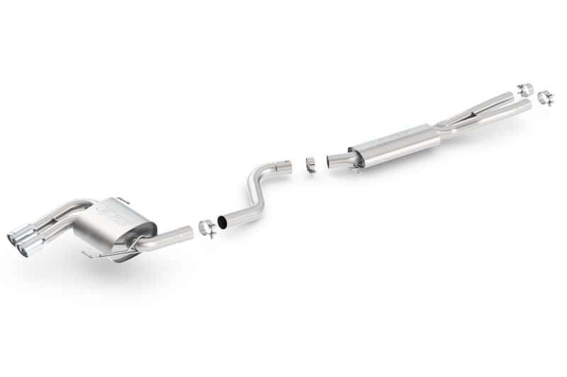 Borla — Borla 08-12 BMW 328i Sdm E90 2.0L RWD Dual Left Rear Exit Touring Cat-Back Exhaust
Cat-Back System
ExhstSysKt - view 4