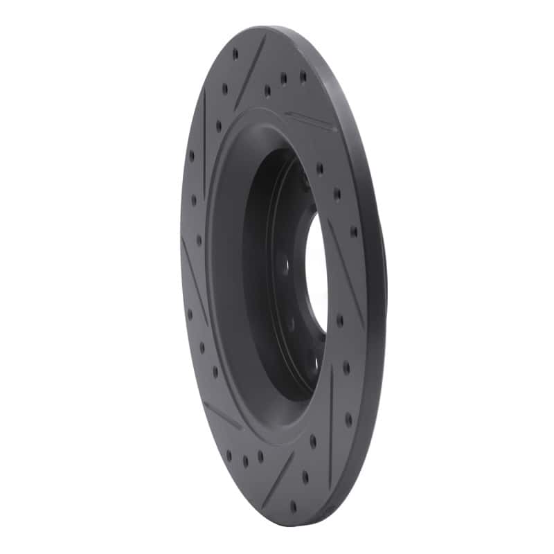 R1 Concepts — R1 98-15 Ford Fusion Rear Right Drilled & Slotted Black Brake Rotor
R1 Brake Rotor Drill - view 4