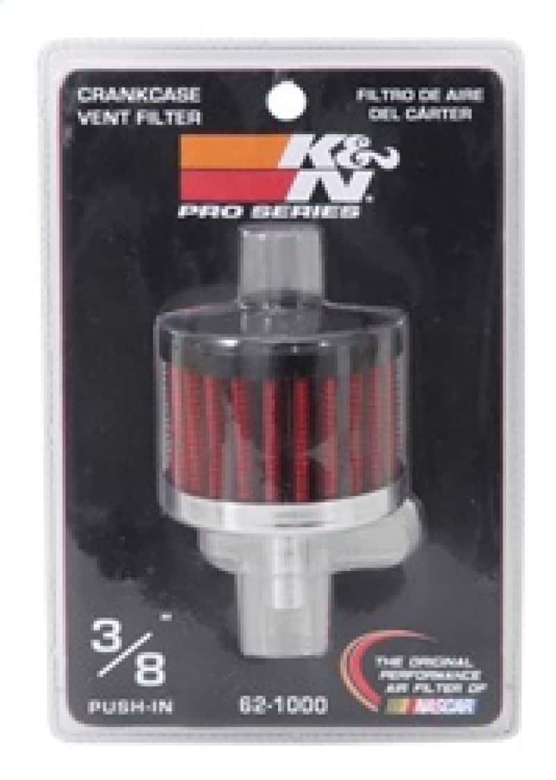 K&N Engineering — K&N Steel Base Crankcase Vent Filter 0.375in Vent OD x 2in OD x 1.5in Height
Vent Air Filter/Brea
Vent Air Filter - view 12