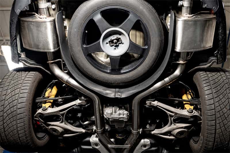 CORSA Performance — Corsa 2021-2025 Dodge Durango SRT Hellcat Cat-Back 2.75in Dual Rear Exit Xtreme 4.5in Black PVD Tips
Exhaust - view 5