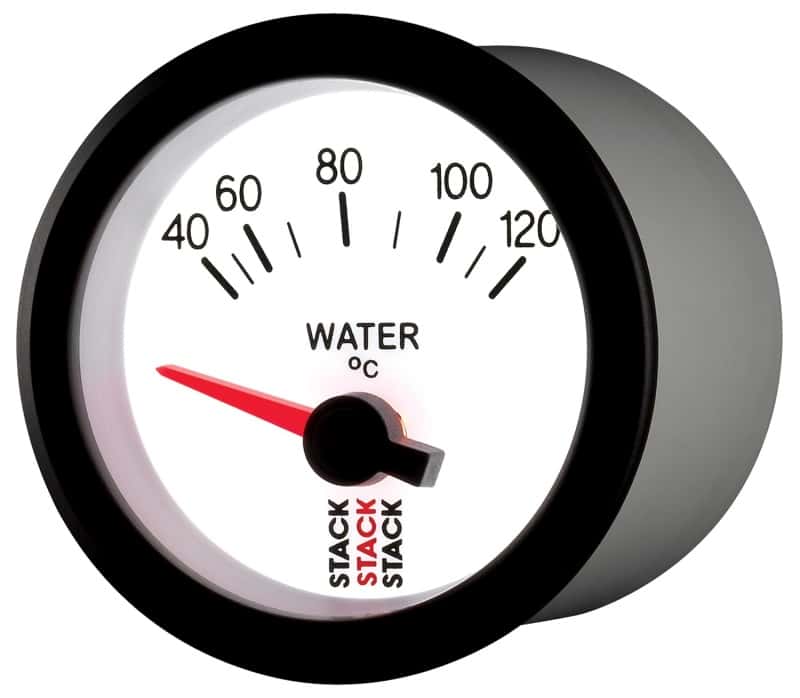 AutoMeter — Autometer Stack 52mm 40-120 Deg C M10 Male Electric Water Temp Gauge - White
Ga WTmp Elec Wt 120C - view 3
