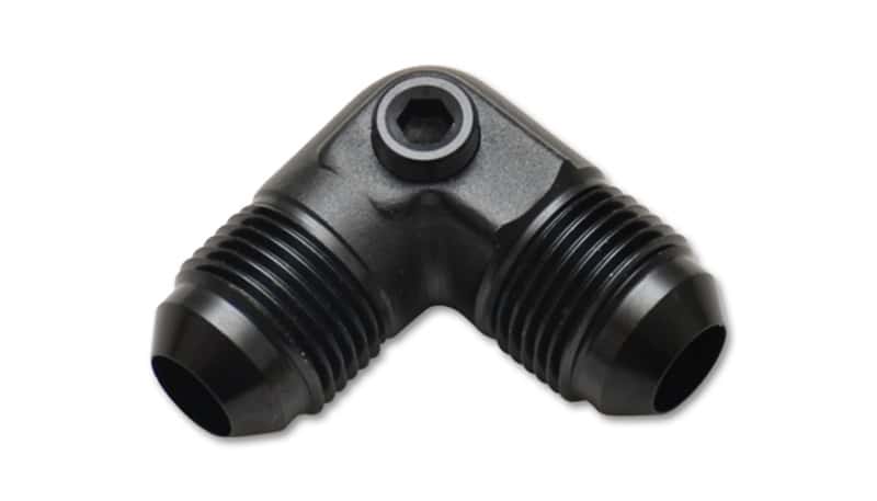 Vibrant — Vibrant -6AN to -6AN Male 90 Degree Union Adapter Fitting with 1/8in NPT Port
6AN90Union1/8"NPTPrt
-6ANMal90Deg1/8"Port
AN Fitting - view 1