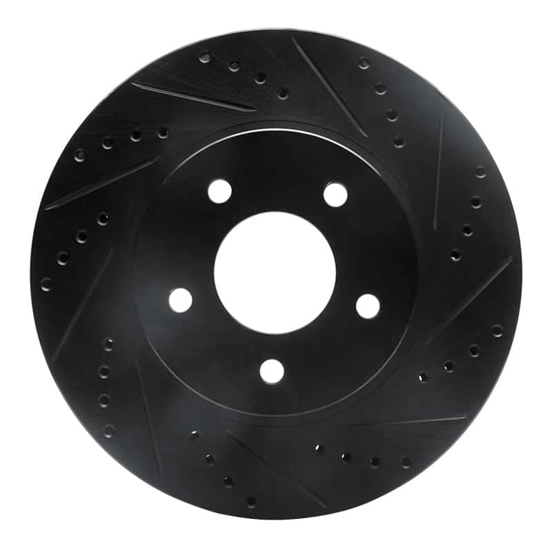 R1 Concepts — R1 02-07 Chevrolet Equinox Front Right Drilled & Slotted Black Brake Rotor
R1 Brake Rotor Drill - view 1