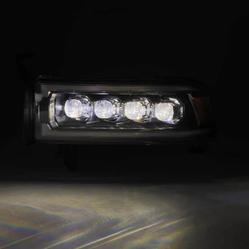 AlphaRex — AlphaRex 94-01 RAM 1500 NOVA LED Proj Headlights Blk w/Activ Light/Seq Signal/SB DRL
Projector Headlights - view 3