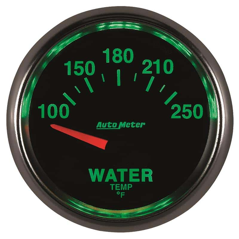 AutoMeter — Autometer GS 52mm 100-250 Deg F Short Sweep Electronic Water Temperature Gauge
2-1/16" WATER TEMP, - view 4