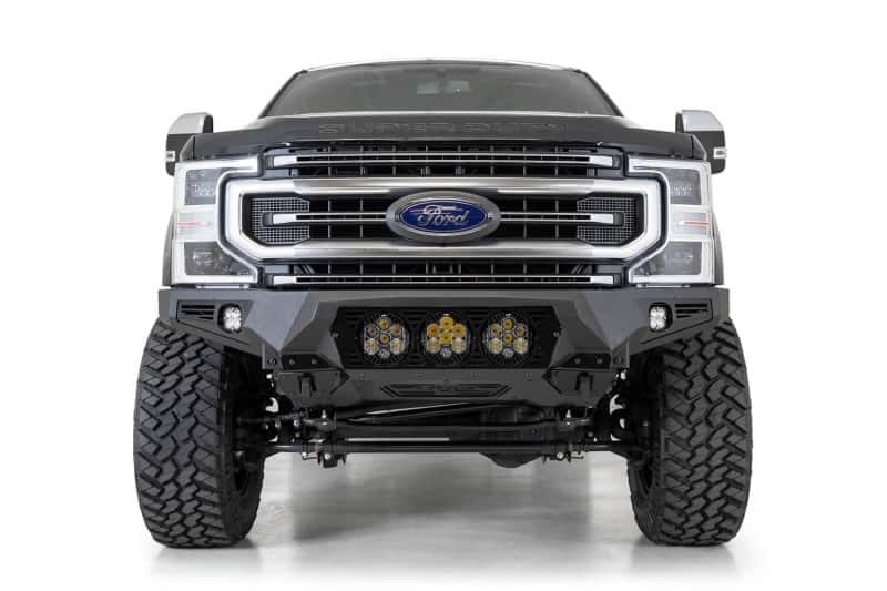Addictive Desert Designs — Addictive Desert Designs 17-20 Ford Super Duty Bomber Front Bumper w/ Mounts For 3 Baja Designs LP6s
Bumper- Front
Bumpers - view 8