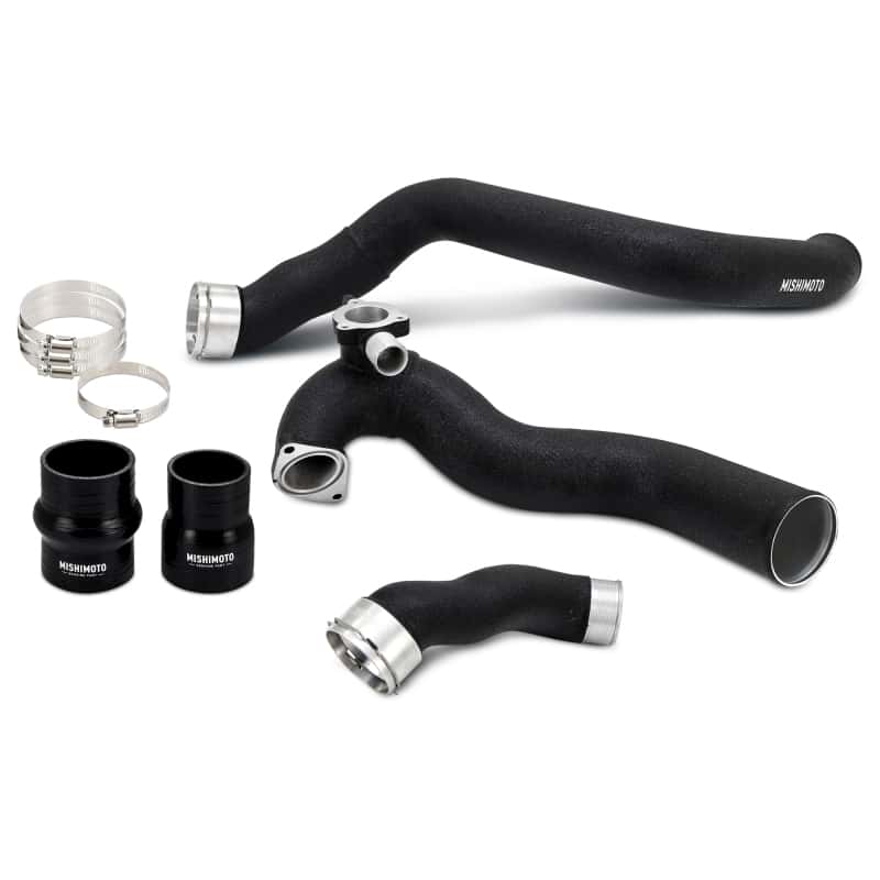 Mishimoto — Mishimoto 2024+ Ford Mustang EcoBoost Charge Pipes - Wrinkle Black
Intercooler Pipe Set - view 1