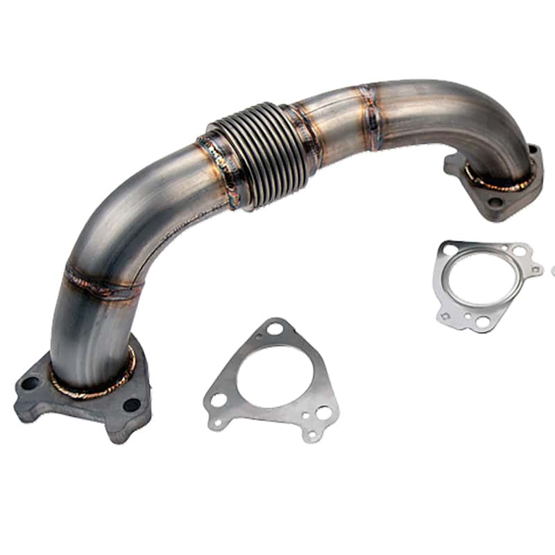 Wehrli — Wehrli 01-16 Chevrolet 6.6L Duramax 2in Stainless Driver Side Up Pipe w/Gaskets (Single/Twin Turbo)
Drvr UpPipe 01-16 SS - view 2