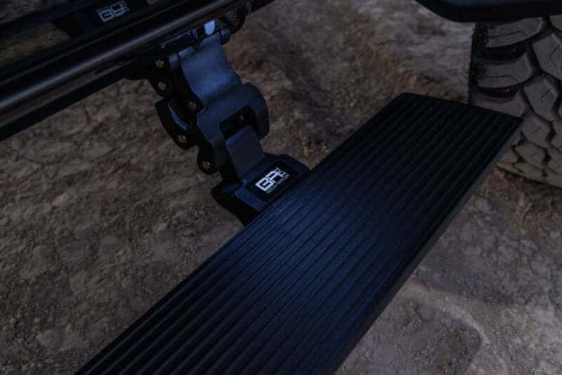 Body Armor 4x4 — Body Armor 4x4 21-24 Ford Bronco 4DR E-Power Board Steps - Black
E-Steps - view 2