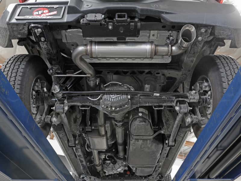 aFe — aFe Apollo GT 3in 409 SS Cat-Back Exhaust 2021 Ford Bronco L4-2.3L (t)/V6-2.7L (tt) w/ Black Tip
Cat-Back Exhaust - view 5