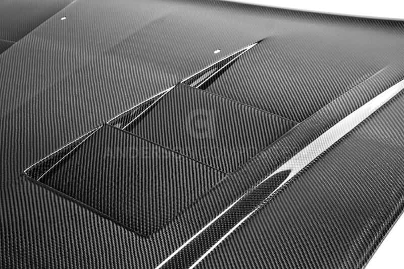 Anderson Composites — Anderson Composites 11-13 Dodge Charger Type-TS Hood - view 4